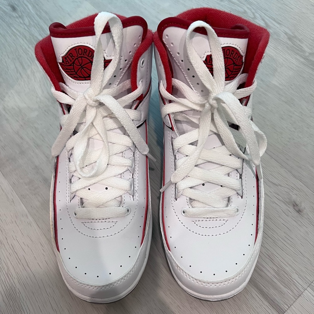 Jordan 2 Retro White Red (2014) (GS)